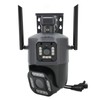 Smart Outdoor Camera 4MP Wireless Three Lens Remote Monitor Auto