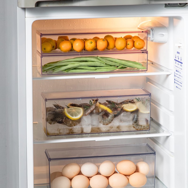 Hanobe Pasta Containers for Pantry Large Spaghetti & Noodle &