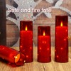 Eebuss Flameless Candles with Embedded Star String, Battery Operated LED