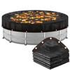 18ft Round Leaf Net Pool Cover for Above Ground Pools,Mesh
