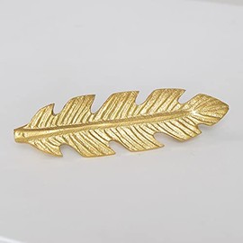 Melody Maison Gold Feather Drawer Knob