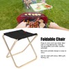 Folding Camp Stool Aluminum Alloy Portable Foldable Chair Seat for