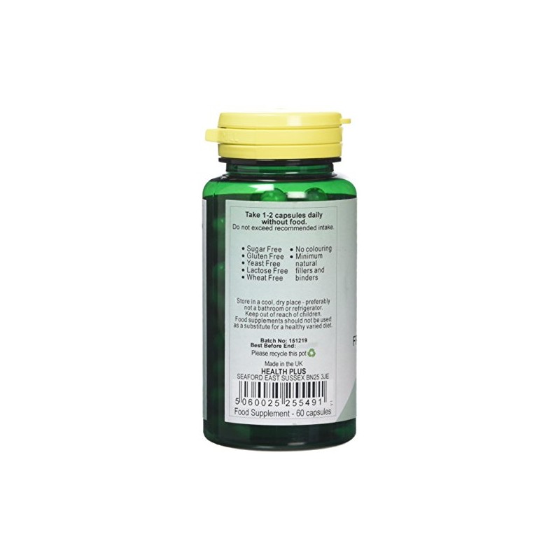 Health Plus Amino L-Cysteine 400mg Amino Acid Supplement - 60