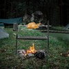 onlyfire Adjustable Outdoor Camping Rotisserie Grill System and Spit Kit