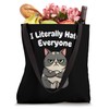 I Literally Hate Everyone Funny Introvert Cat for Men Women