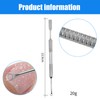 Pusher 2-in-1 Manicure Cuticle Pusher Tool,Loop Cuticle Pusher Professional Nail