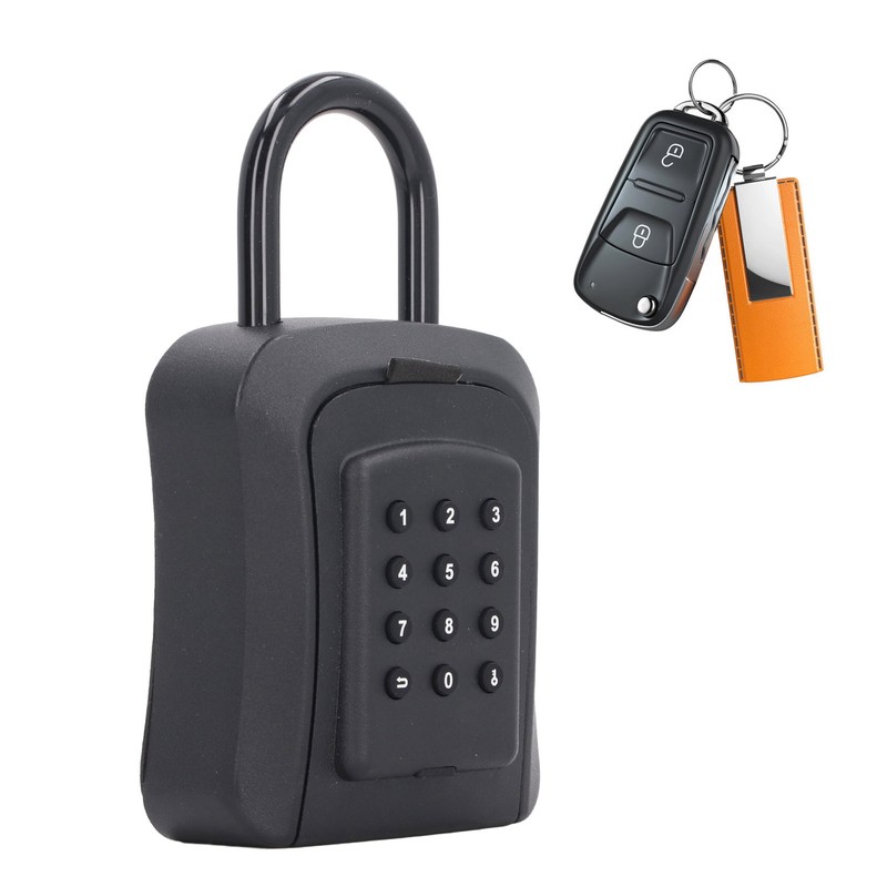 Key Lock Box Six Digit Password Wall Mounted Combination Keyboard