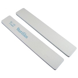 Sterifiles 80/80 (White Center) 1 1/8" Wide Jumbo Nail File 50 pack