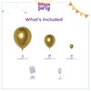 Metallic Balloons Garland Arch Kit (Metallic Gold Balloons)