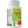 Simply Pure 100% Natural Berberine Capsules x 90, 500mg, Gluten