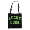 Lucky Dude Shamrock St Patricks Day Celebration Irish Party Tote