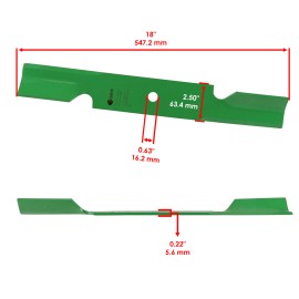 Caltric 52" Deck Blades w/ Bolts for Ariens Zoom 2252 2352 2552XL 2560XL / 04916400