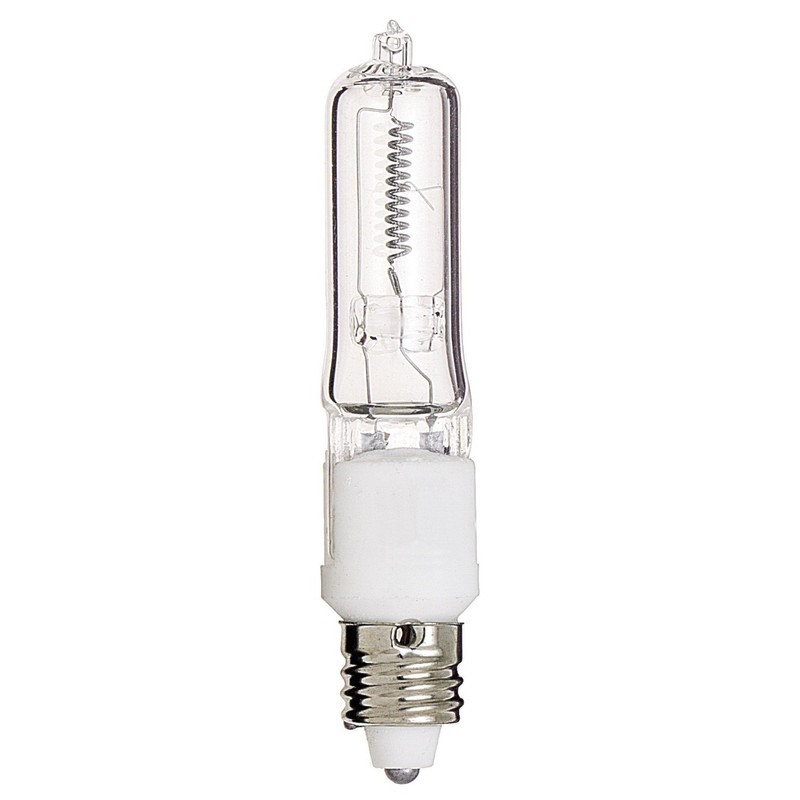 Satco 50Q/CL/MC Halogen Single Ended Halogen, 50W E11 T4, Clear