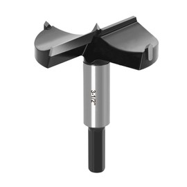 ASNOMY 3-1/2" Carbide Forstner Drill Bit Set - Hardwood & Plastic Drilling, Hinge Cutter Tool Kit