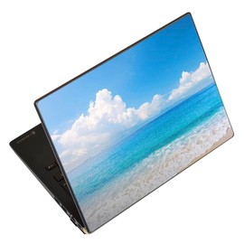 Laptop Skin Stickers for 13.3" Universal Stickers, LAVIE, FMV, LIFEBOOK, Dynabook, Lenovo, Thinkbook, IdeaPad, HP, Pavillon, ENVY, Elite, Dell, Vostro, Inspiron, VAIO, Ocean, Beach, Photo 011085