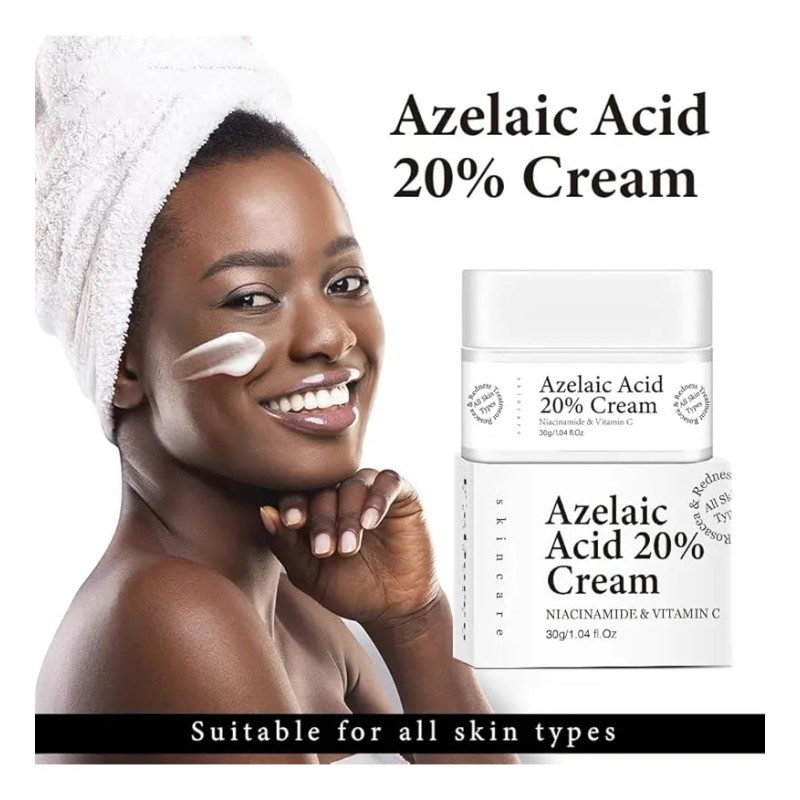 Crema De Ácido Azelaico Al 20%, Suero De Ácido Azelaico