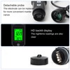 Soil EC Temperature Tester with Backlight Portable Conductivity Meter Hydroponics