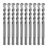 SALI 10PCS SDS Plus Rotary Hammer Drill Bit Concrete Drill