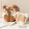Guador Winter Ear Warmers Women's Foldable Ear Warmers Plush Earmuffs