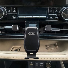 Zchan Car Phone Mount Fit for Toyota Highlander 2020-2025(NOT Grand Highlander/Platinum),Big Phone Friendly,Phone Holder Stand in Air Vent,Customized Highlander Phone Holder Apply to All Smartphone