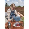 LÄSSIG Children’s Lunch Box, Stainless Steel Breakfast Box, Sustainable, for