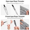Drawstring Threader Tool,Sewing Loop Turner for Fabric Belt Shoulder Straps,