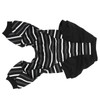 Dog Pajamas Warm Comfortable Stretchy 4 Legs Striped Dog Pajamas