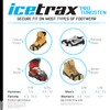 ICETRAX Pro Tungsten Grip Winter Ice Cleats for Shoes and