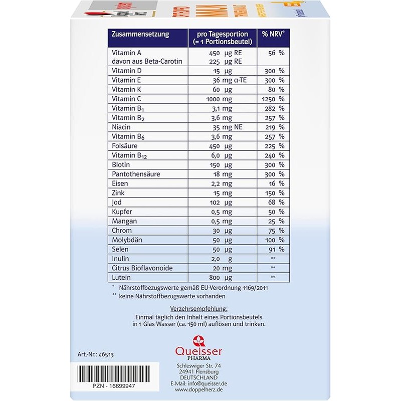 Doppelherz System ORTHOPRO Immune Drinking Granules - Orthomolecular Immune Product