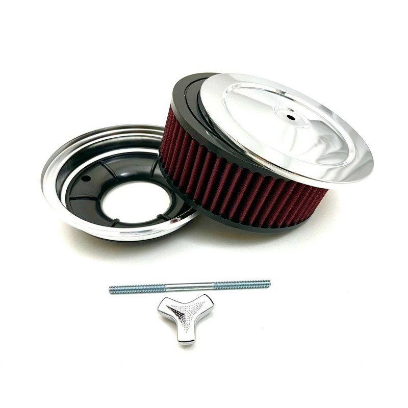 HRC 2 Barrel Carburetor Air Cleaner Set 2 BBL 2-BBL