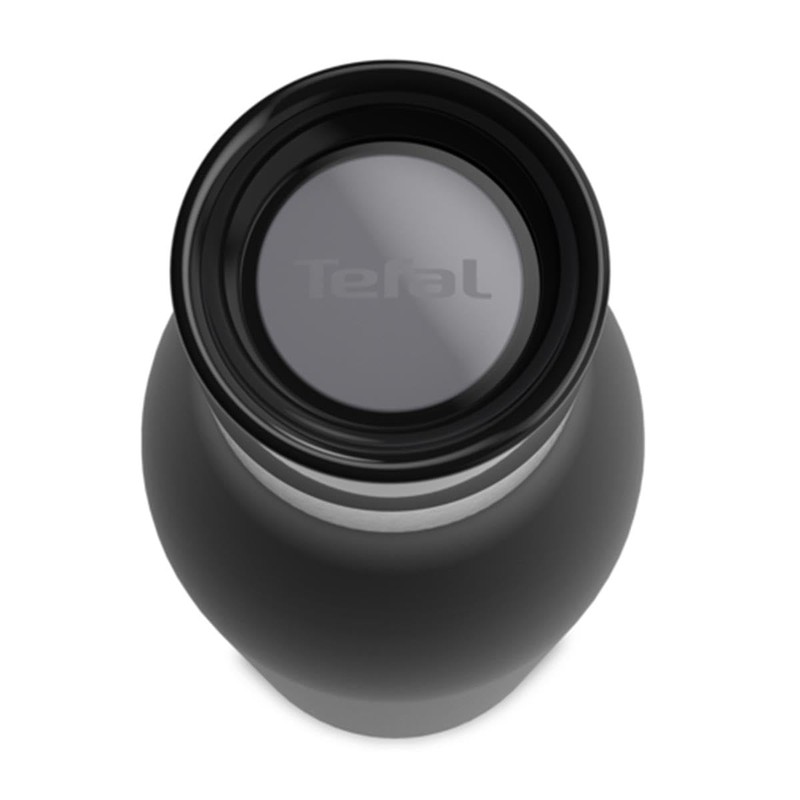 Tefal N3110910 Bluedrop Thermoflasche, 0.7 L, schwarz