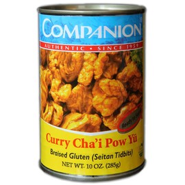 Companion - Curry Braised Gluten Seitan Tidbits, 10 oz. Can (Pack of 12)