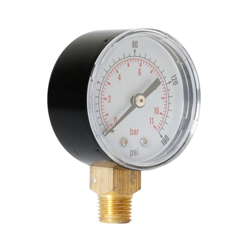 TEHAUX 3pcs Psi Npt Pressure Gauge High Precision Bar Gauge