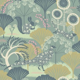 Livebor Floral Peel and Stick Wallpaper Vintage Floral Contact Paper 17.7inch x 118.1inch Floral Wallpaper Botanical Decorative Wallpaper Peel and Stick Self Adhesive Wallpaper for Bathroom Waterproof