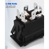 30 Amp DPDT Momentary Switch, On-Off-Momentary On Rocker Switch 6