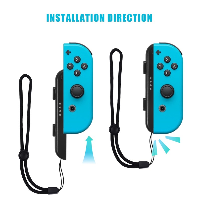 TOYMIS 2 Packs Wrist Strap for Switch Joycon, Replacement Accessories