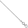 SA Chains 1mm sterling silver 925 Italian Cardano chain necklace
