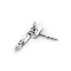 Sterling Silver Charm of Bottle Can Opener and Corkscrew Pendant
