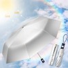 FDJASGY Silver Coating Layer Fabric Blocking UV 99.9% Sun Umbrella
