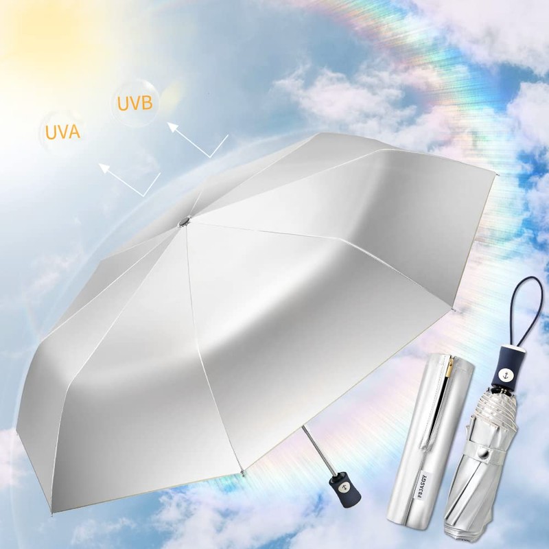 FDJASGY Silver Coating Layer Fabric Blocking UV 99.9% Sun Umbrella