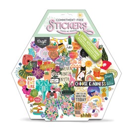 Craft Crush — Commitment-Free Removeable No Mess Stickers — Add to Laptops Phone Cases & More — Over 400 Stickers — For Ages 13 and Up