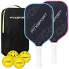 USAPA Carbon Fiber Paddle Set of 2 with Bag &