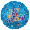Get Well Soon Silver Burst