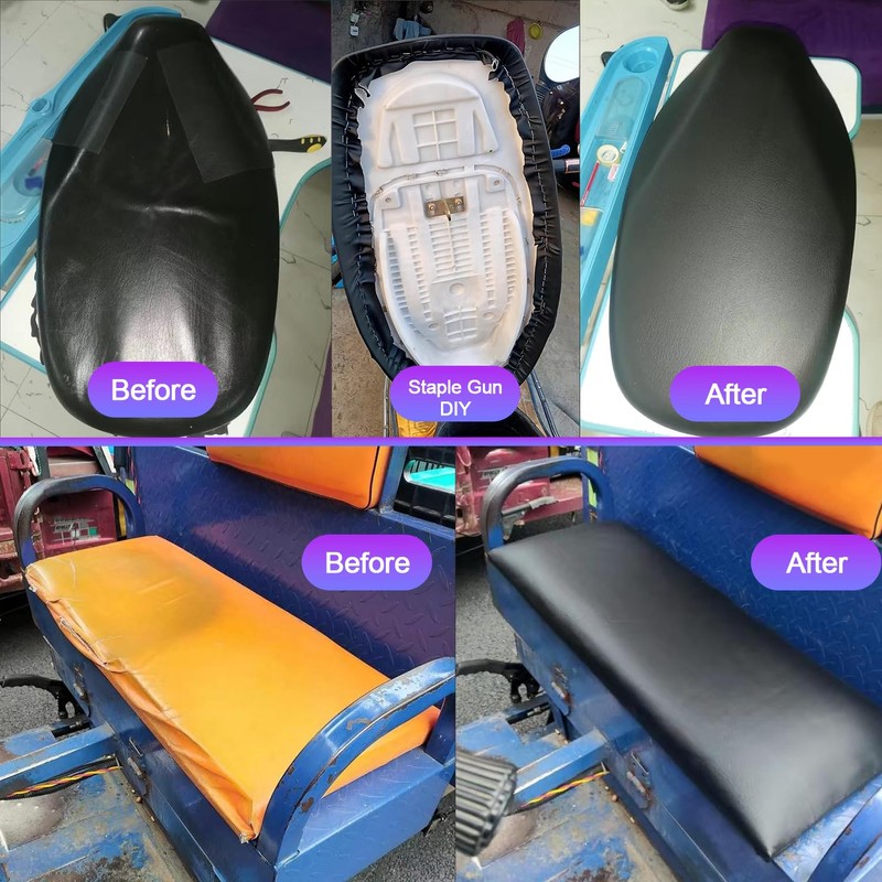 Matte Motorcycle Seat Cover, DIY Universal Elastic Cushion Pad Replace