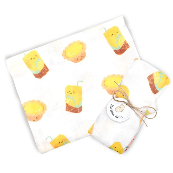 The Wee Bean Baby Swaddle Blanket, Organic Cotton and Rayon