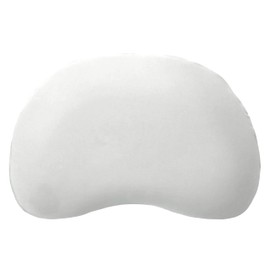 Edda Lux Cover suitable for Tempur Curve S (61 x 40 x 9.5 cm) and M (61 x 40 x 11 cm) sleeping pillow, shape-retaining jersey pillowcase, made of 100% cotton, in white