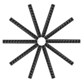 Ainstsk 10pcs 10 Holes | 12 Holes Hex Shank Screwdriver Bit Holder Plastic Screwdriver Head Storage Case, 1/4"(12 holes)