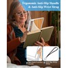Tobegiga 4X Full Page Magnifier for Reading, Lightweight Rectangle Magnifier