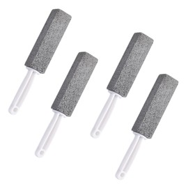 4er Set Bimsstein Toilettenreiniger mit Griff, PHMING WC Reinigungsstein, Bimsstein Toilette für Toilette, Badezimmer & Küche