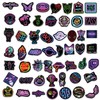 Neon Stickers 100 Pcs, Cool Graffiti Neon Stickers for Children